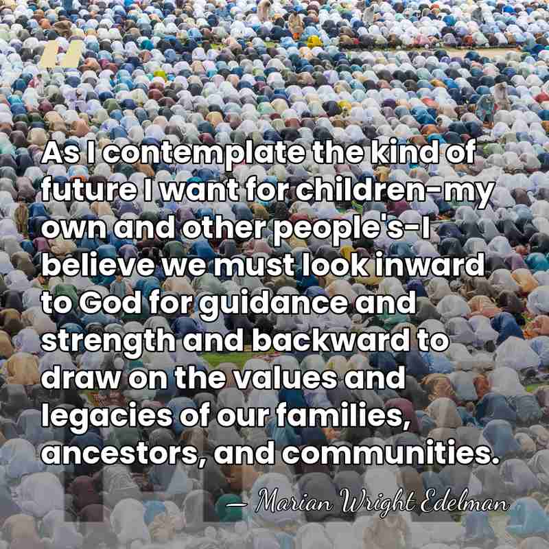 As I contemplate the kind of future I want for children-my own&hellip; - Marian Wright Edelman