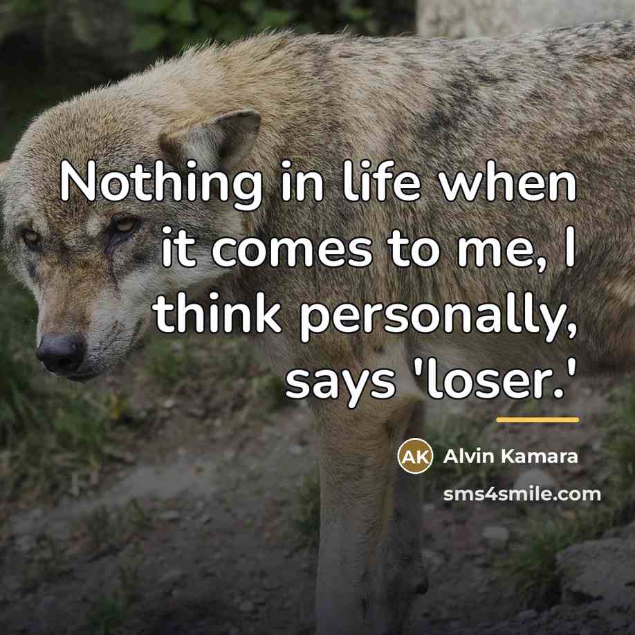 “Nothing in life when it comes to me, I think…” quote by Alvin Kamara