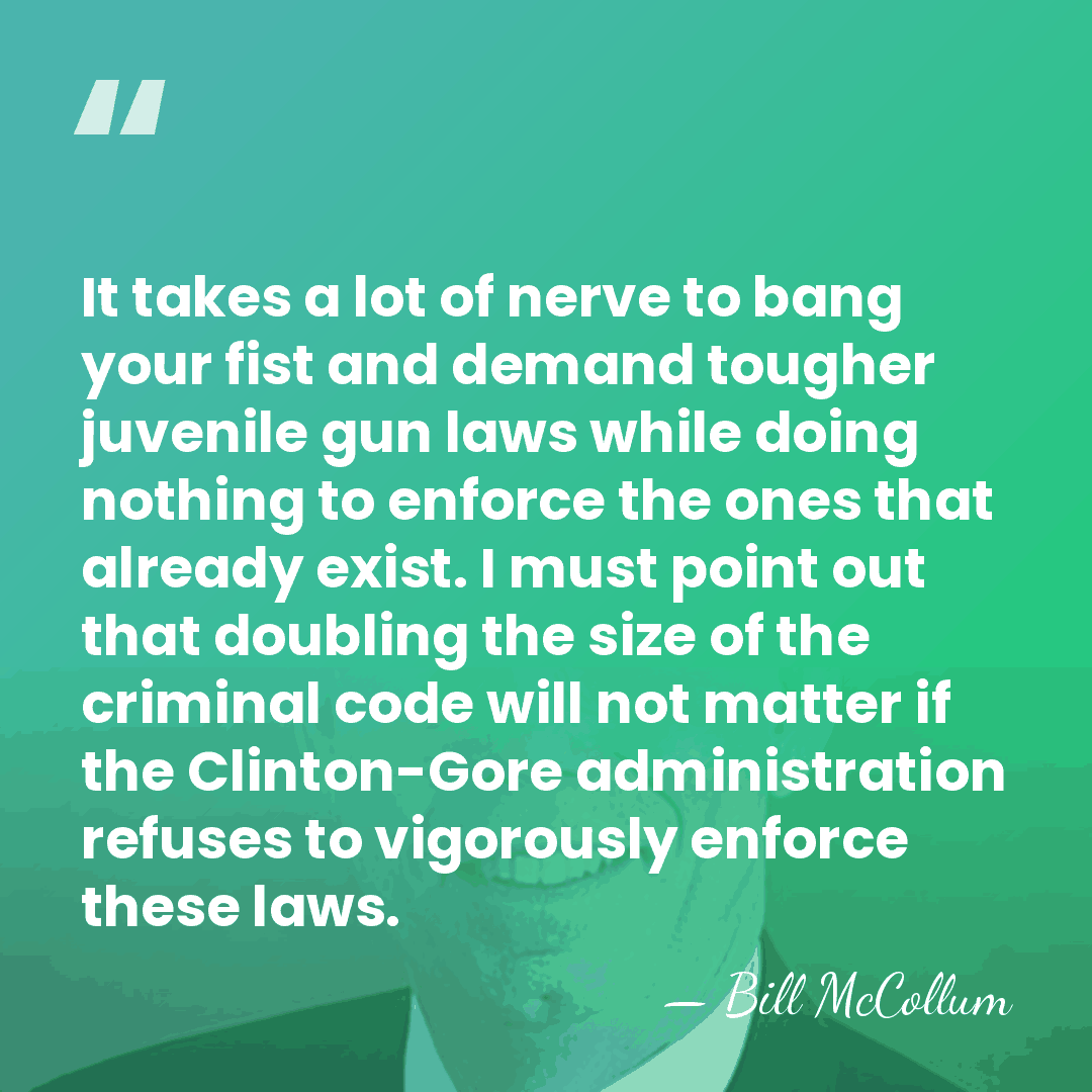 It takes a lot of nerve to bang your fist and demand&hellip; - Bill McCollum