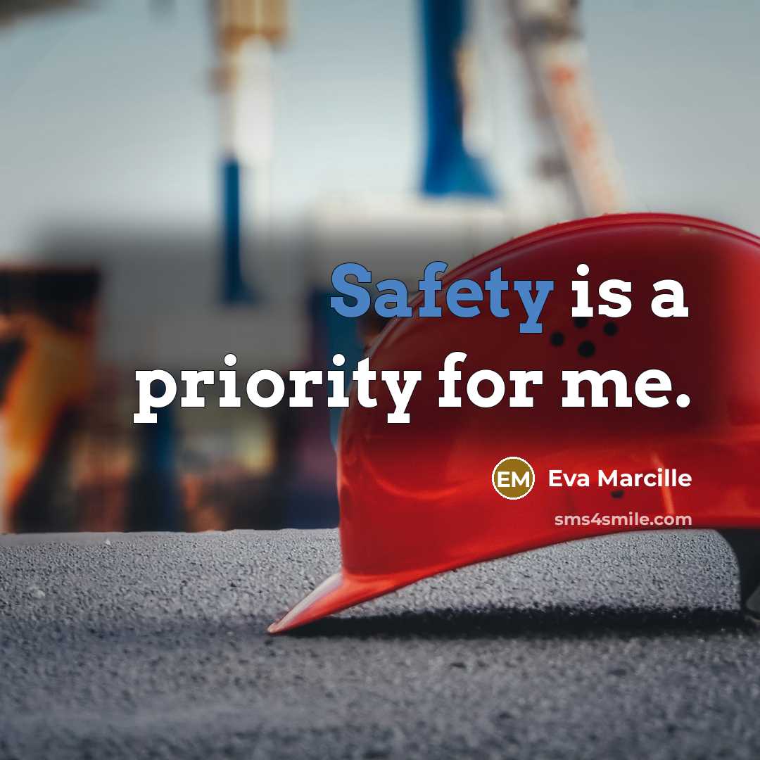 “Safety is a priority for me.…” quote by Eva Marcille