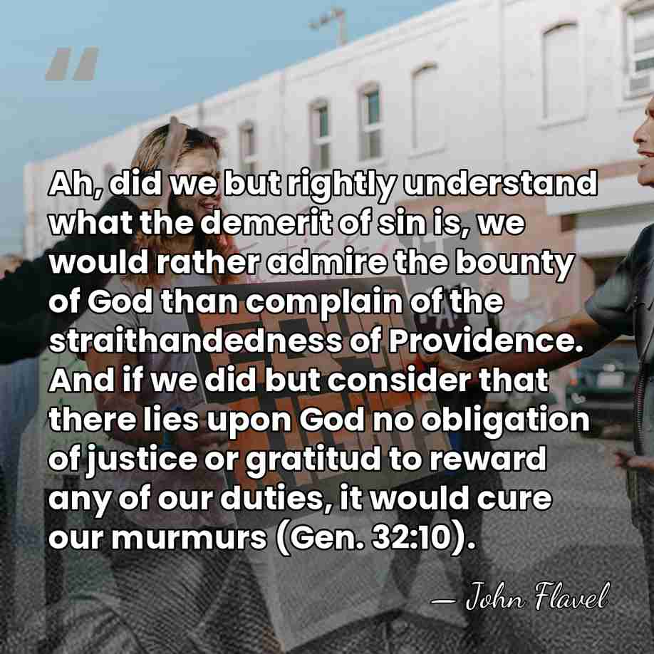 Ah, did we but rightly understand what the demerit of sin is,&hellip; - John Flavel