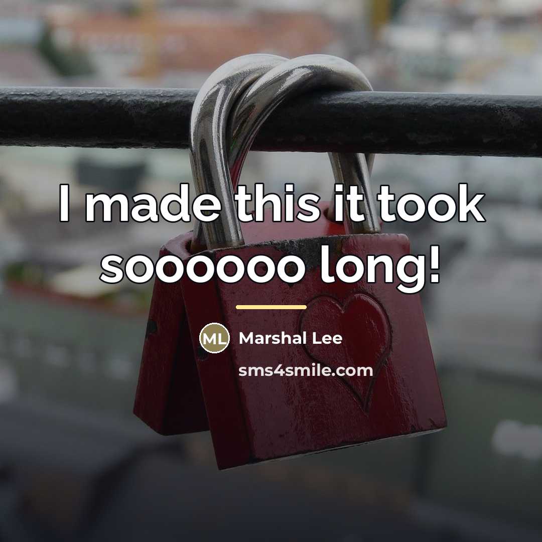 “I made this it took soooooo long!…” quote by Anonymous