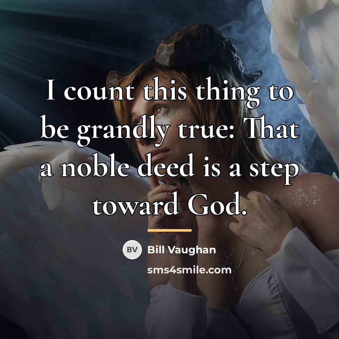 “I count this thing to be grandly true: That a…” quote by Bill Vaughan