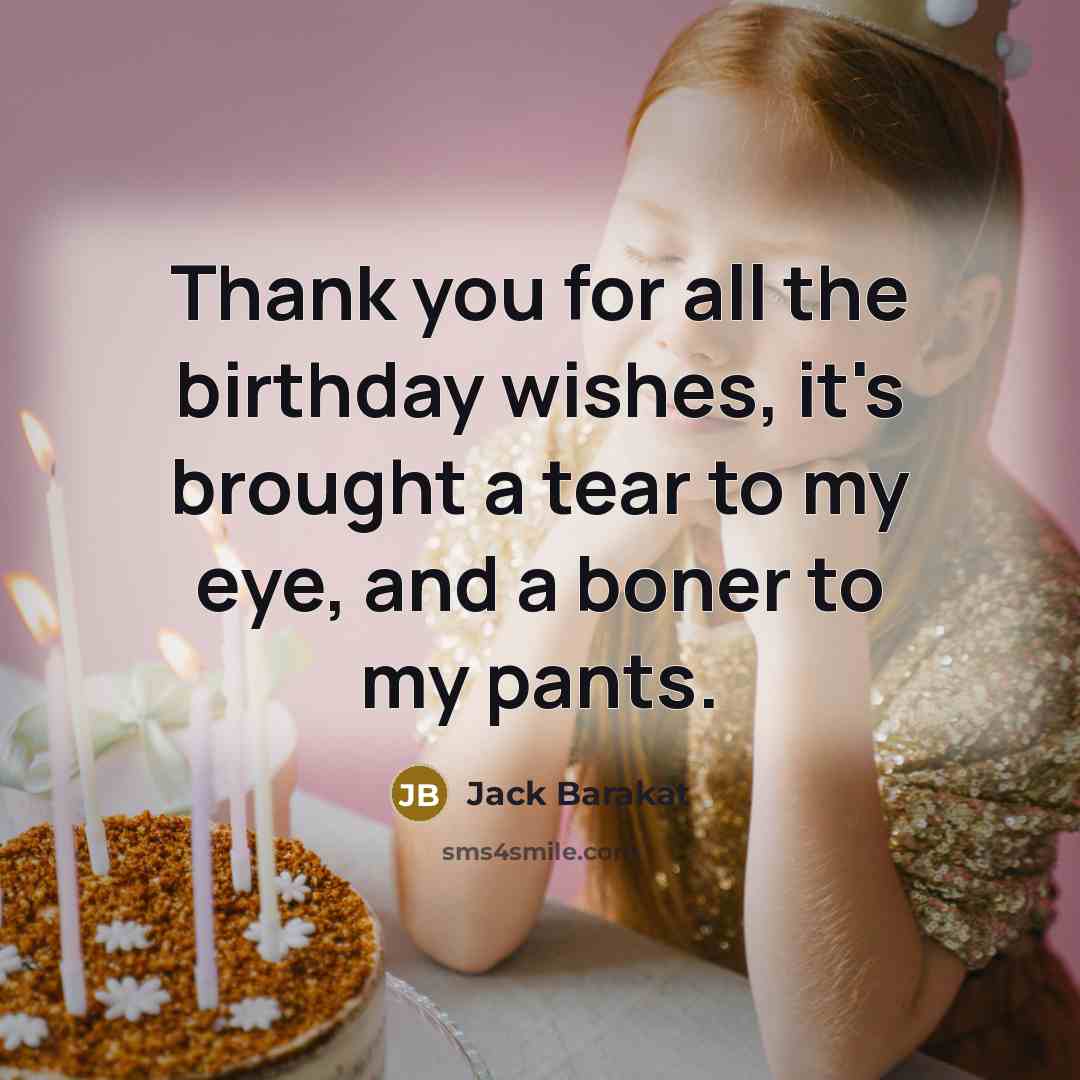 “Thank you for all the birthday wishes, it's brought a…” quote by Jack Barakat