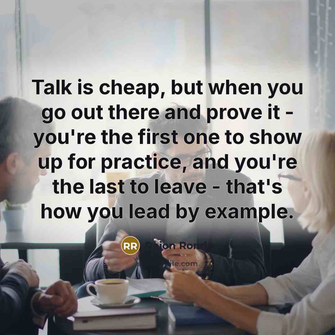 “Talk is cheap, but when you go out there and…” quote by Rajon Rondo