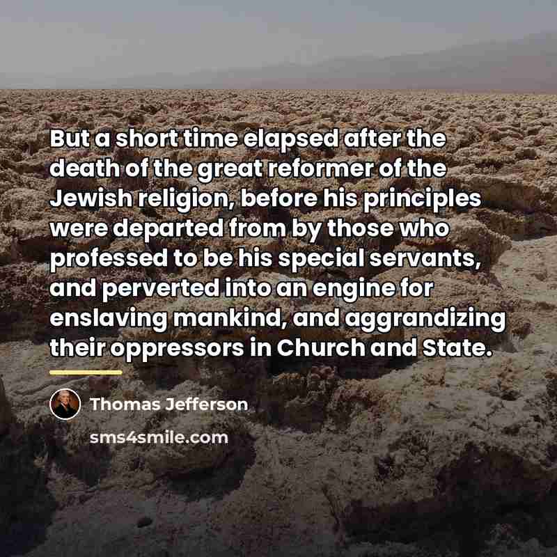 “But a short time elapsed after the death of the…” quote by Thomas Jefferson