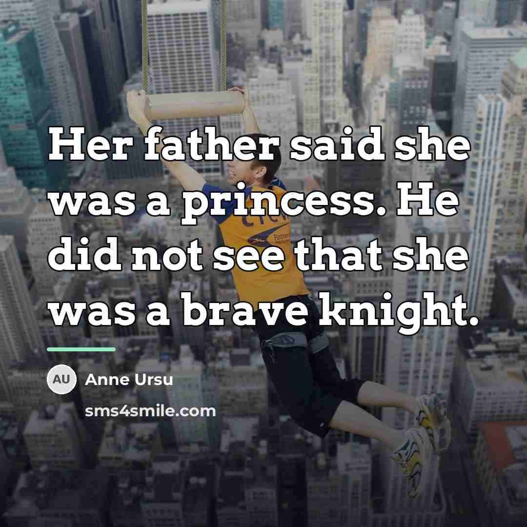“Her father said she was a princess. He did not…” quote by Anne Ursu