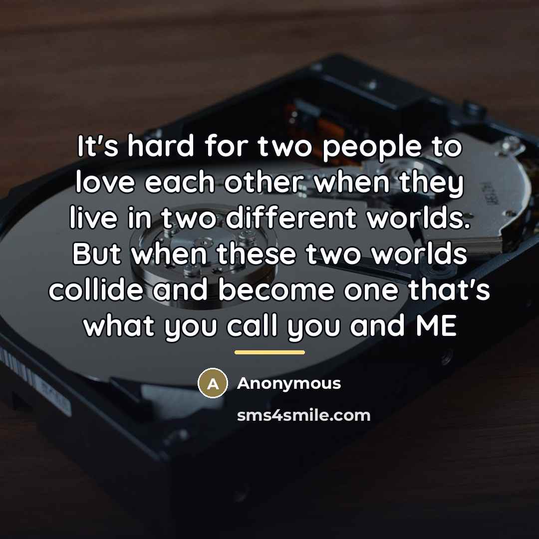 “It's hard for two people to love each other when…” quote by Anonymous