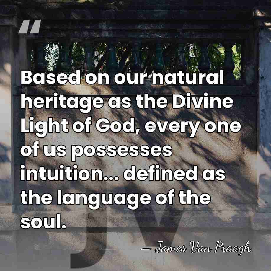 Based on our natural heritage as the Divine Light of God, every&hellip; - James Van Praagh
