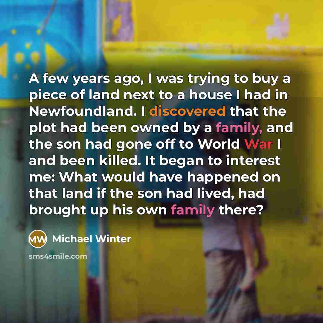 “A few years ago, I was trying to buy a…” quote by Michael Winter
