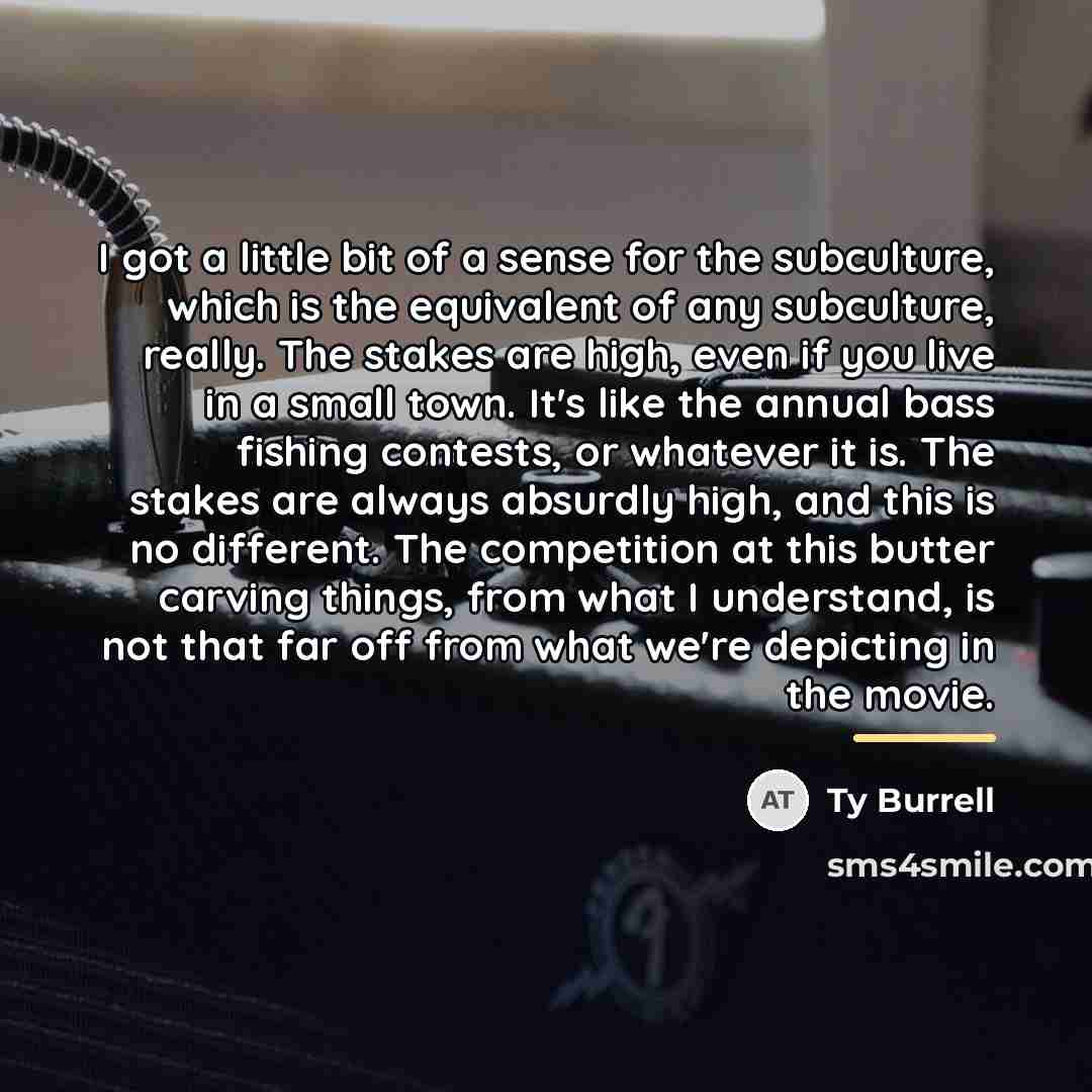 “I got a little bit of a sense for the…” quote by Ty Burrell
