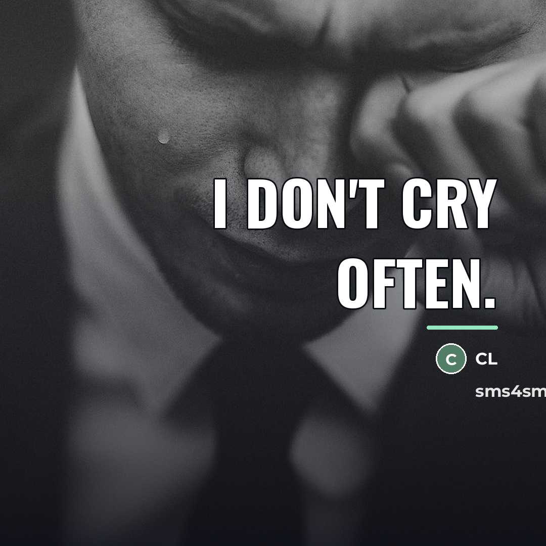 “I don't cry often.…” quote by CL