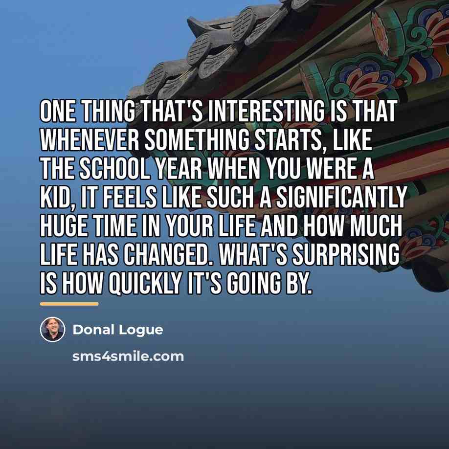 “One thing that's interesting is that whenever something starts, like…” quote by Donal Logue