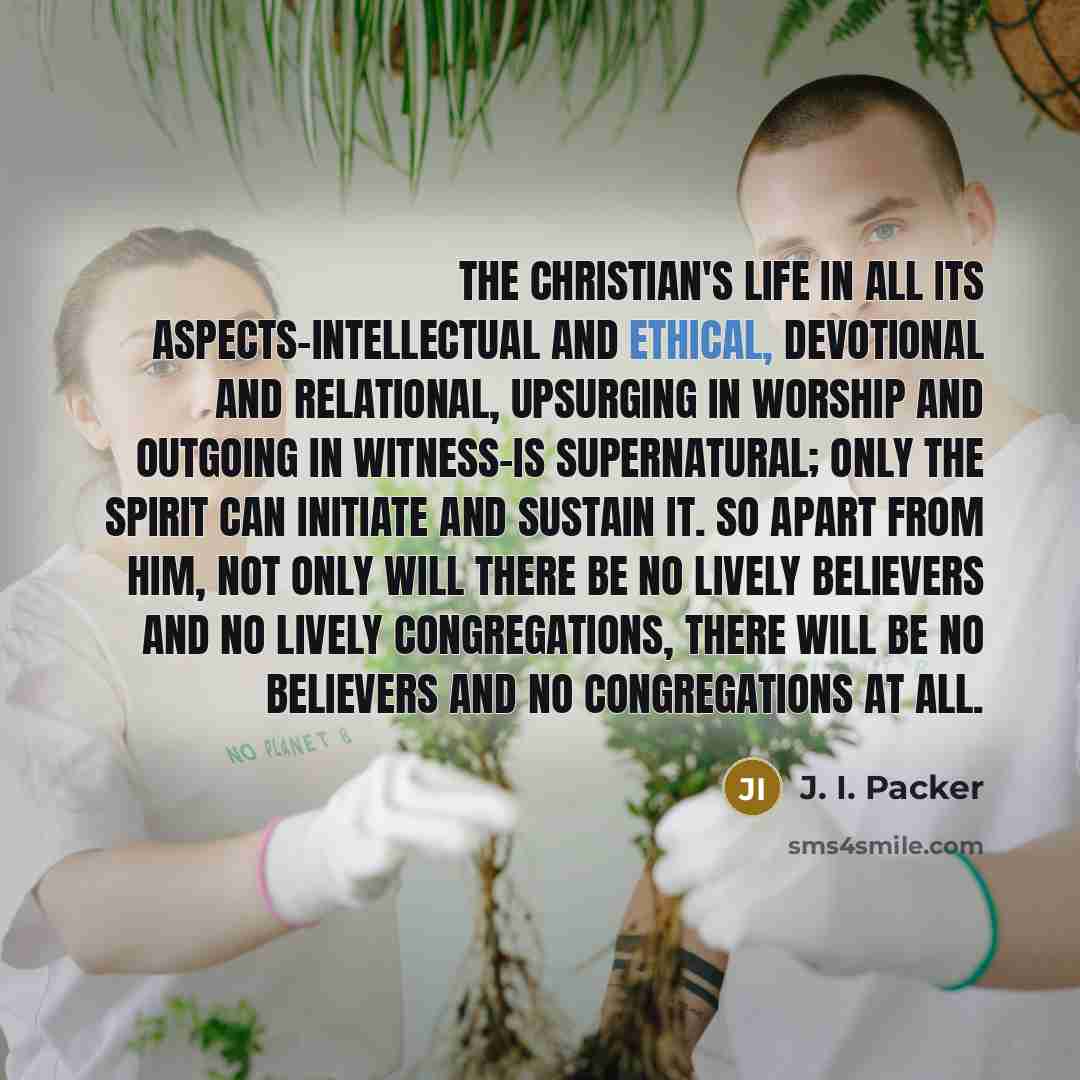 “The Christian's life in all its aspects-intellectual and ethical, devotional…” quote by J. I. Packer