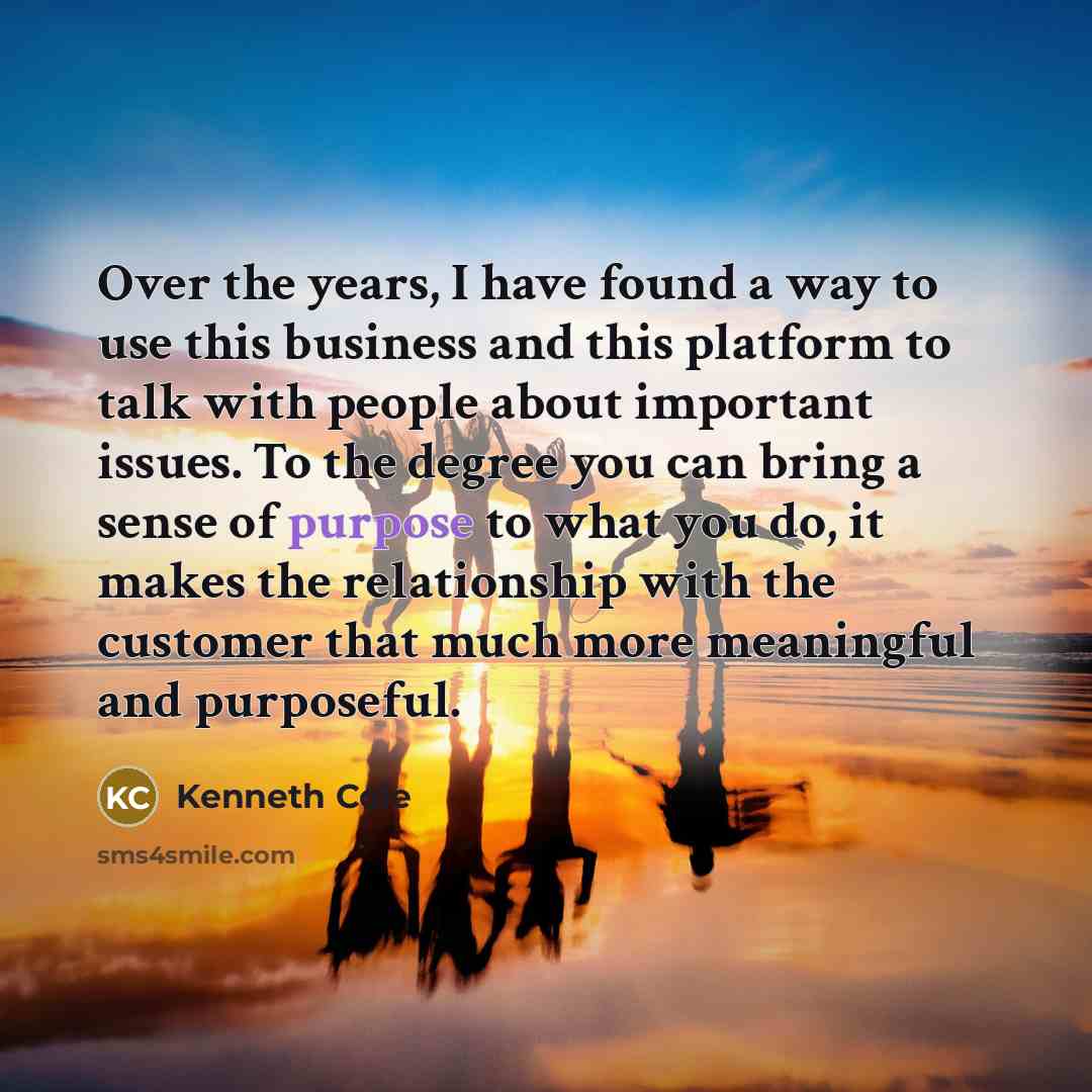 “Over the years, I have found a way to use…” quote by Kenneth Cole