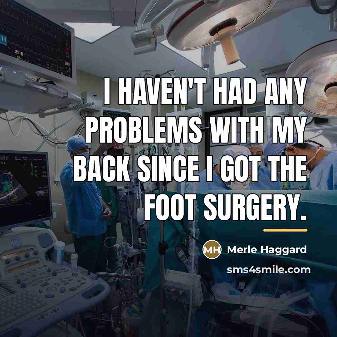 “I haven't had any problems with my back since I…” quote by Merle Haggard