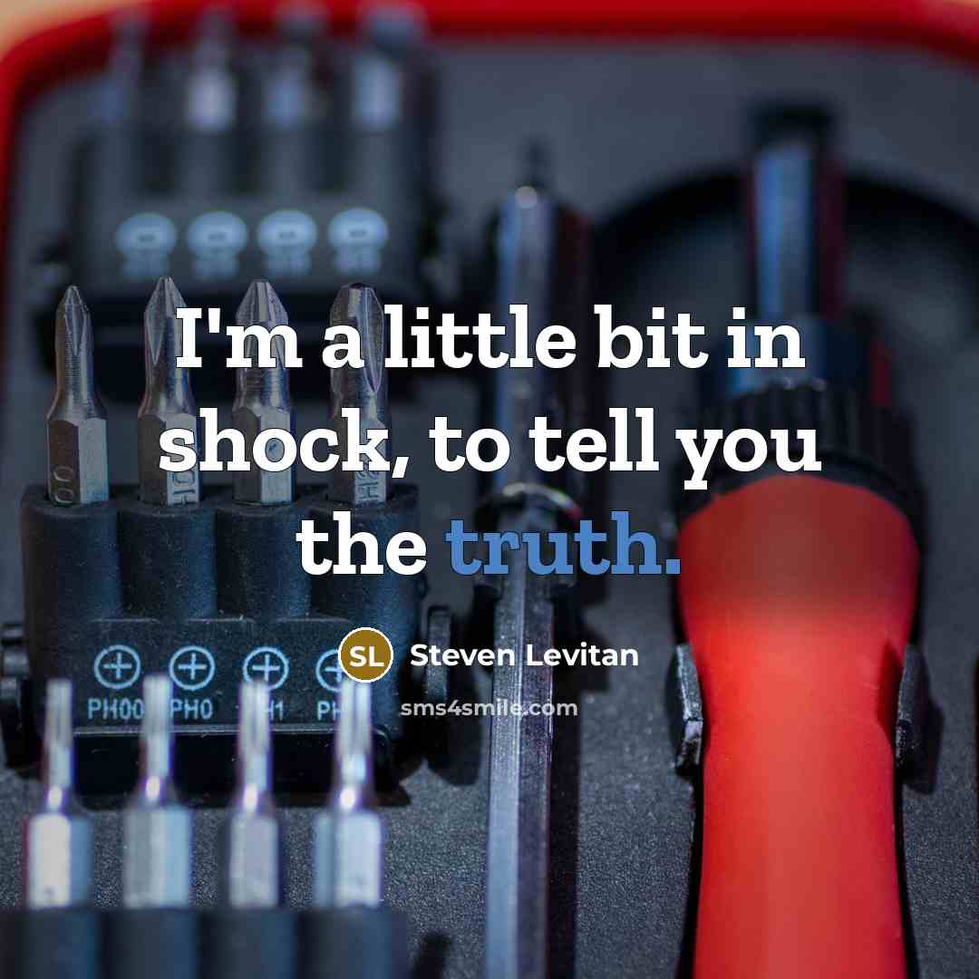 “I'm a little bit in shock, to tell you the…” quote by Steven Levitan