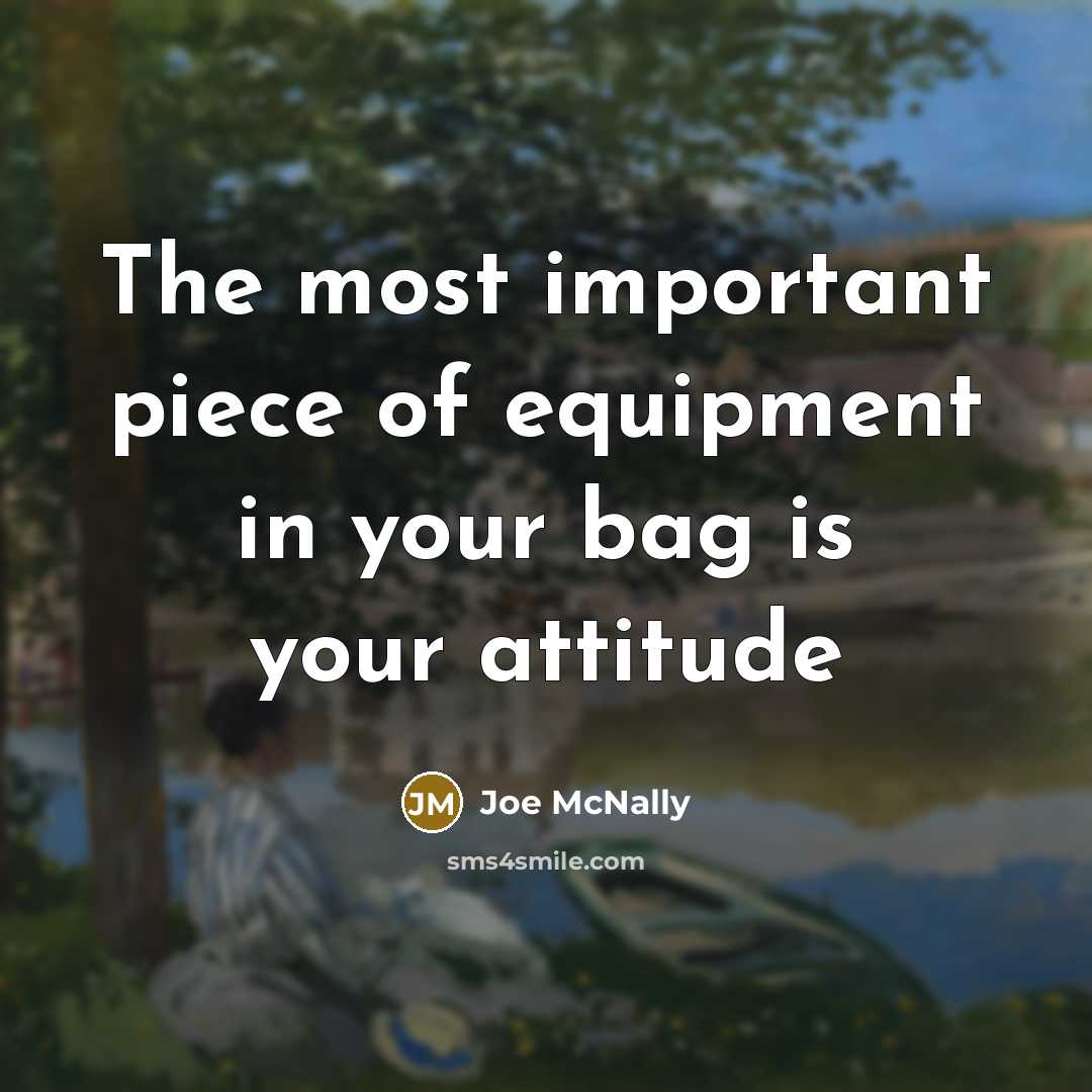 “The most important piece of equipment in your bag is…” quote by Joe McNally