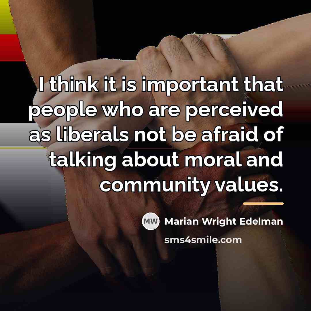 “I think it is important that people who are perceived…” quote by Marian Wright Edelman
