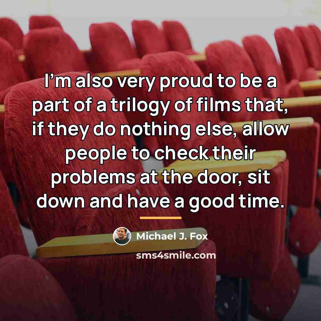 “I'm also very proud to be a part of a…” quote by Michael J. Fox