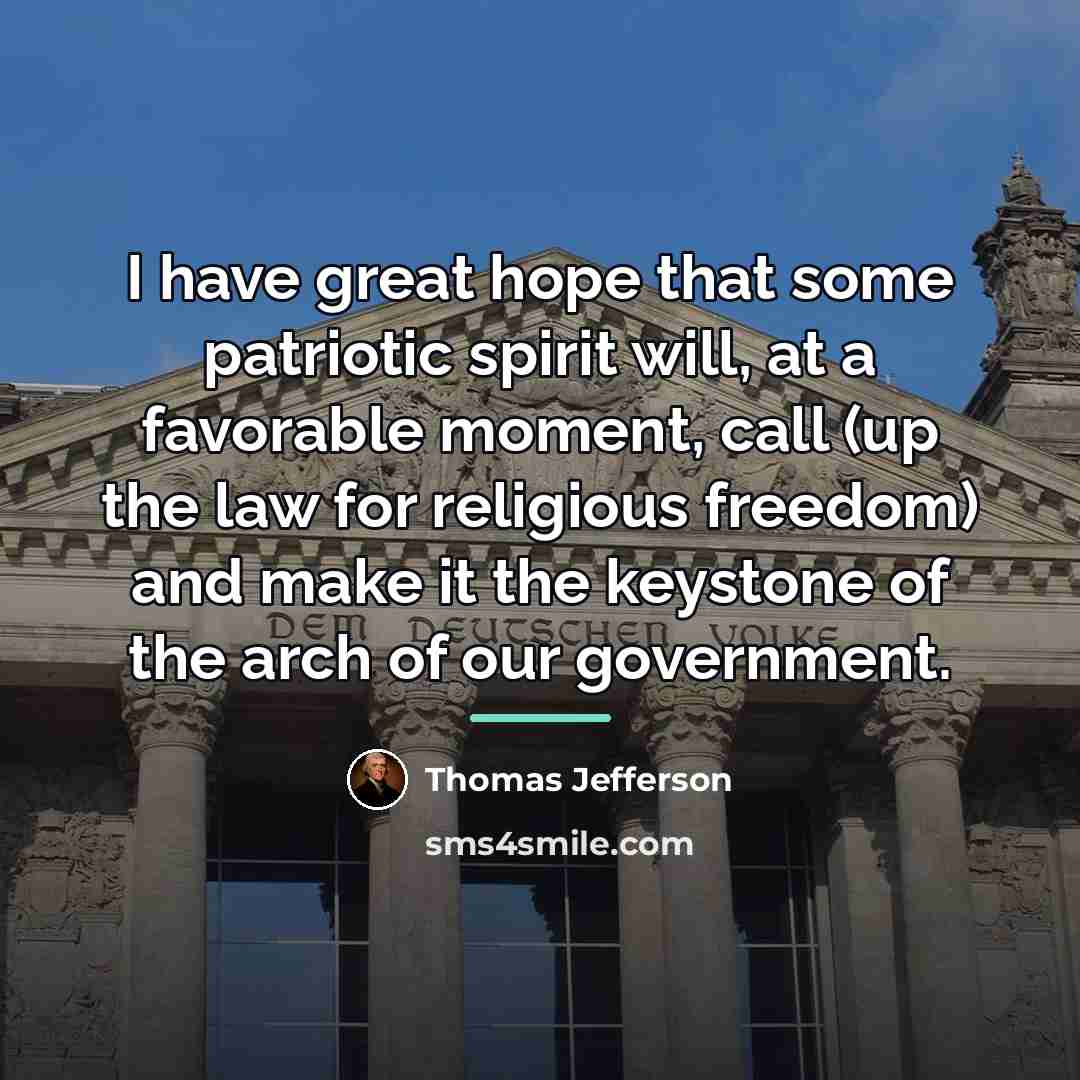 “I have great hope that some patriotic spirit will, at…” quote by Thomas Jefferson
