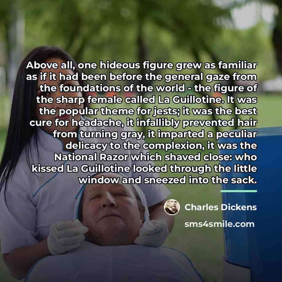 “Above all, one hideous figure grew as familiar as if…” quote by Charles Dickens