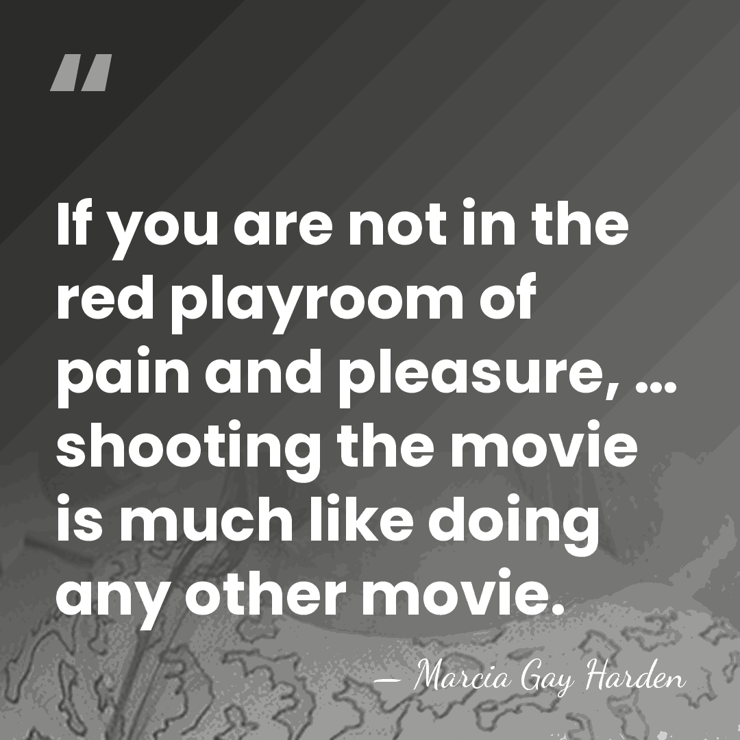 If you are not in the red playroom of pain and pleasure,&hellip; - Marcia Gay Harden