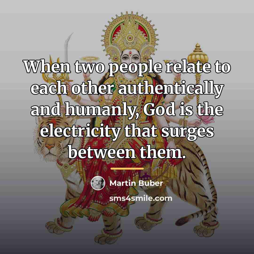 “When two people relate to each other authentically and humanly,…” quote by Martin Buber