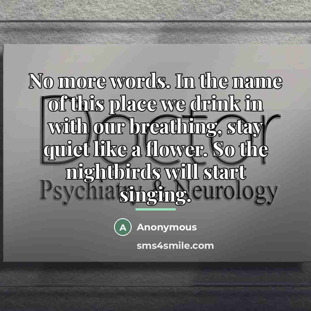“No more words. In the name of this place we…” quote by Anonymous