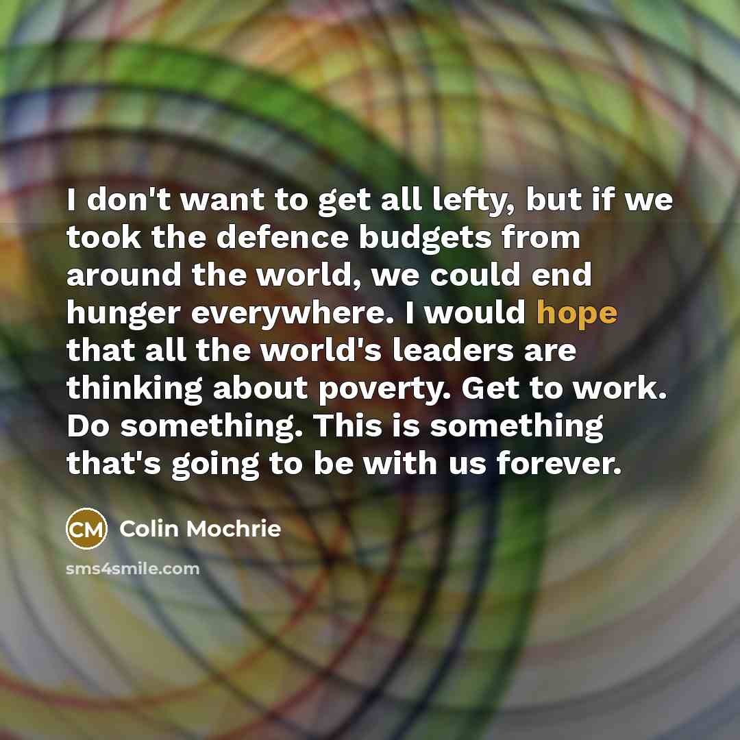 “I don't want to get all lefty, but if we…” quote by Colin Mochrie