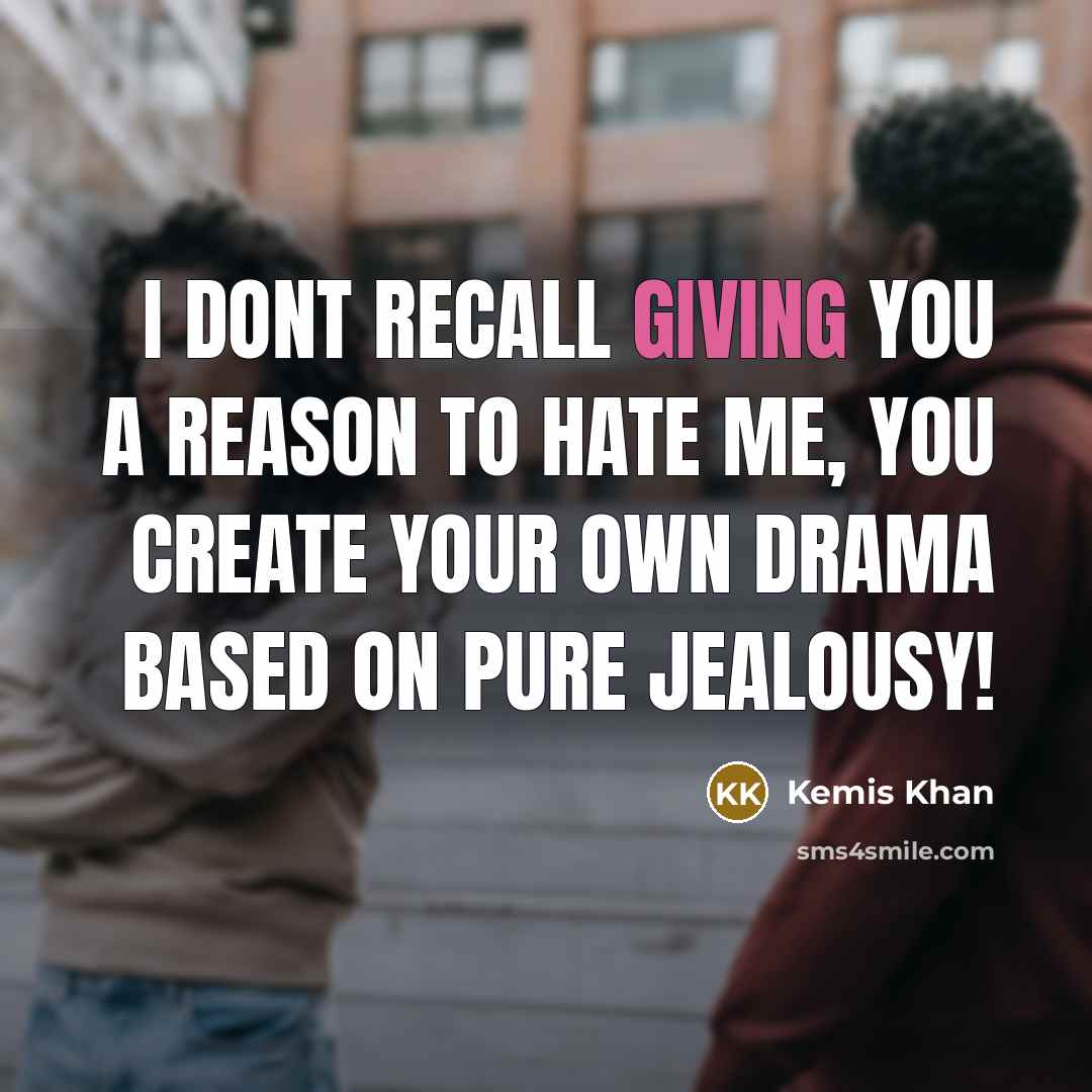“I dont recall giving you a reason to hate me,…” quote by Kemis Khan