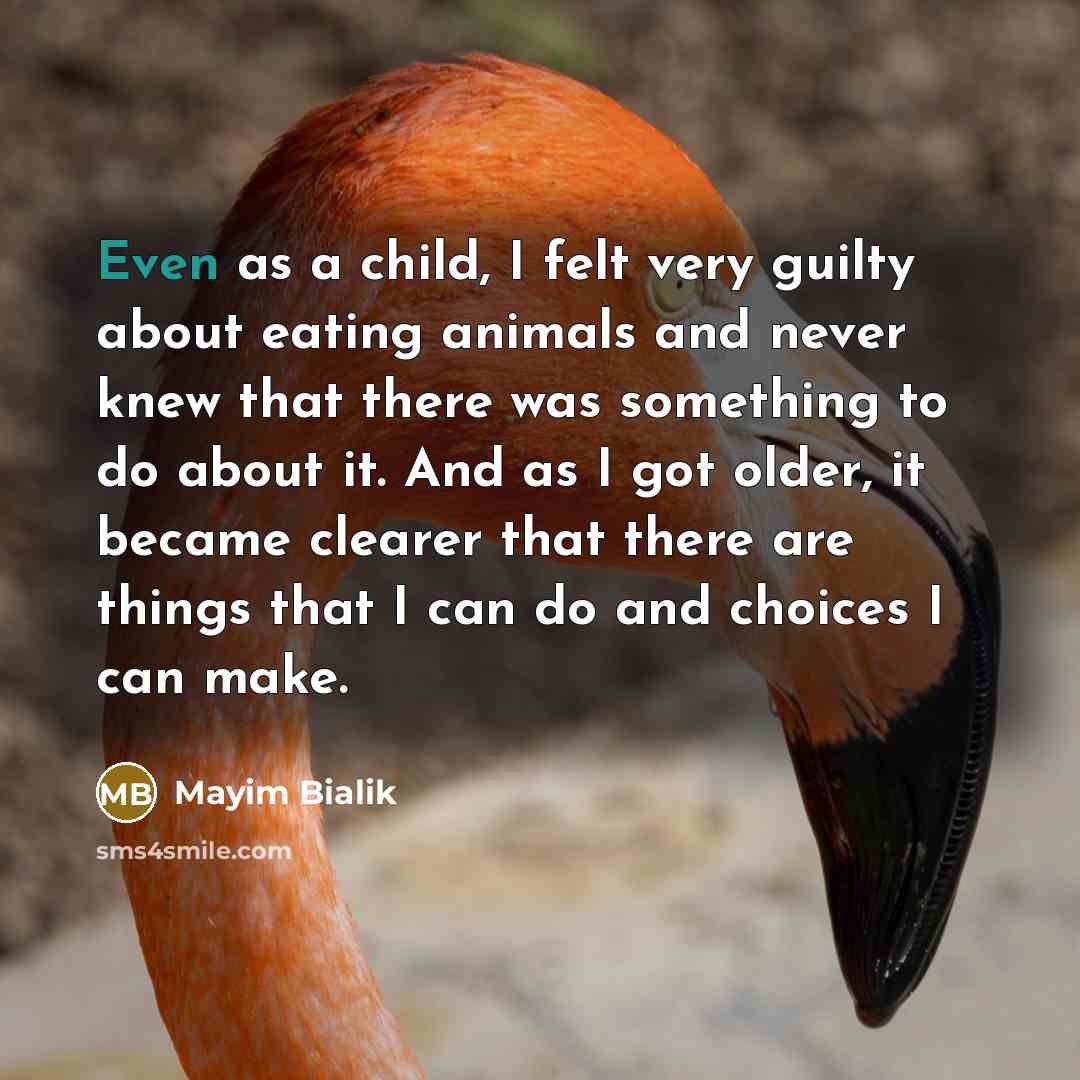 “Even as a child, I felt very guilty about eating…” quote by Mayim Bialik