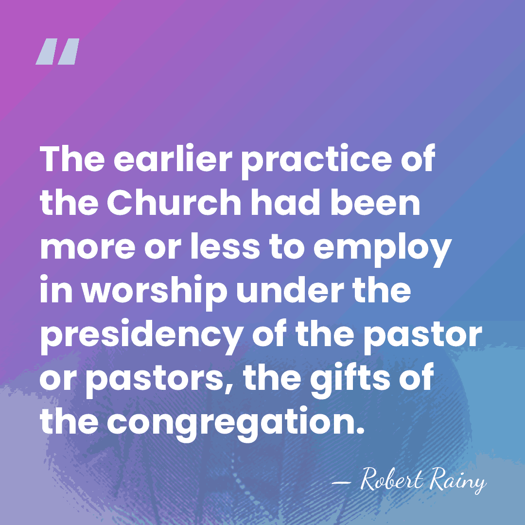 The earlier practice of the Church had been more or less to&hellip; - Robert Rainy