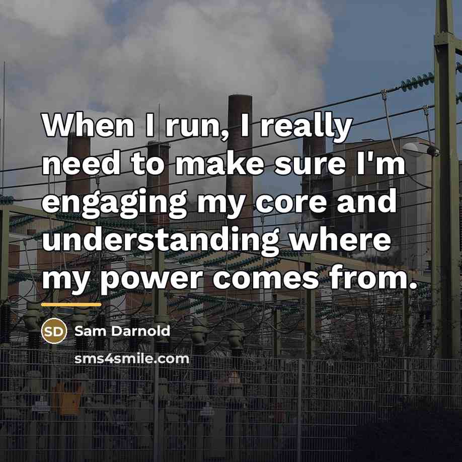 “When I run, I really need to make sure I'm…” quote by Sam Darnold