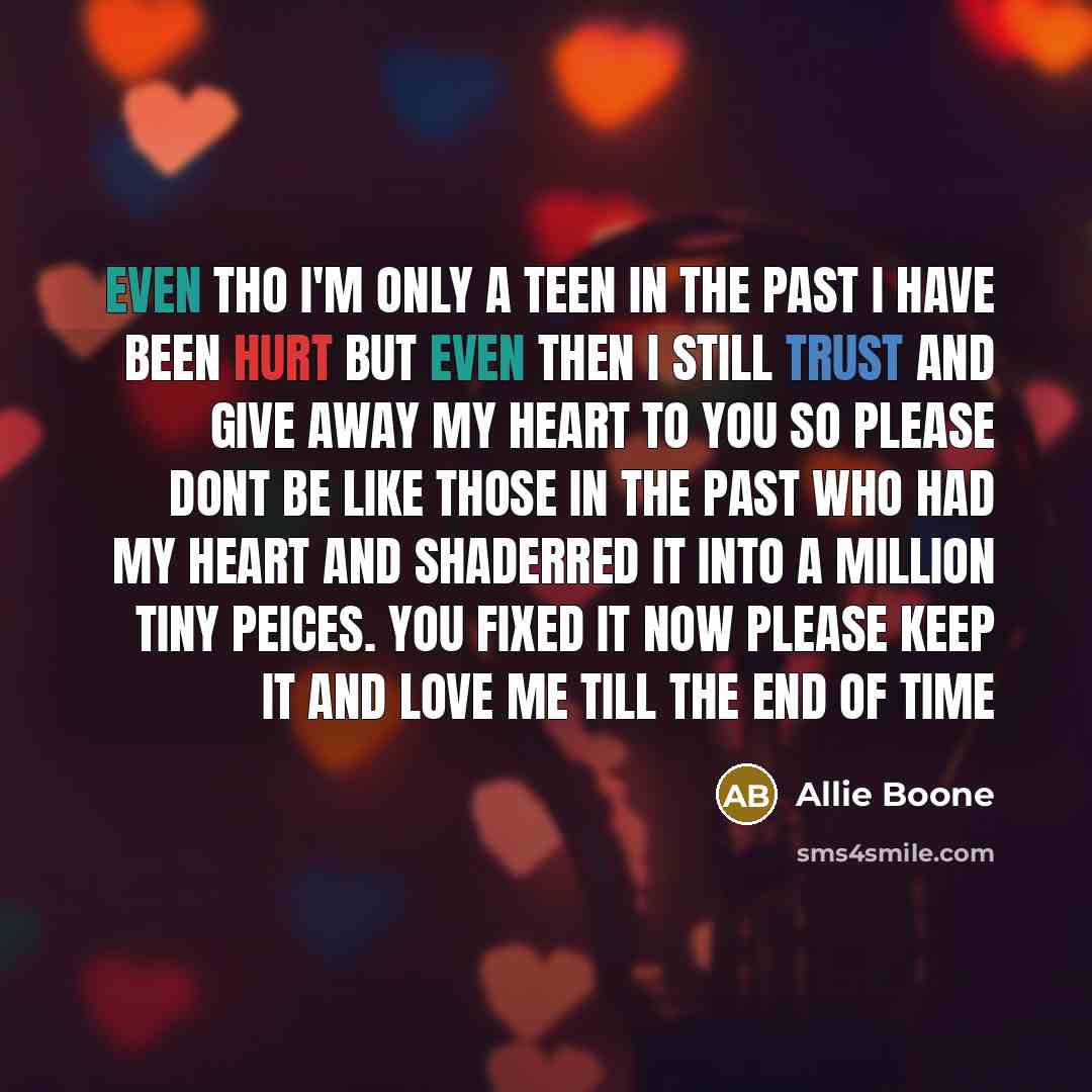 “Even tho I'm only a teen in the past I…” quote by Allie Boone