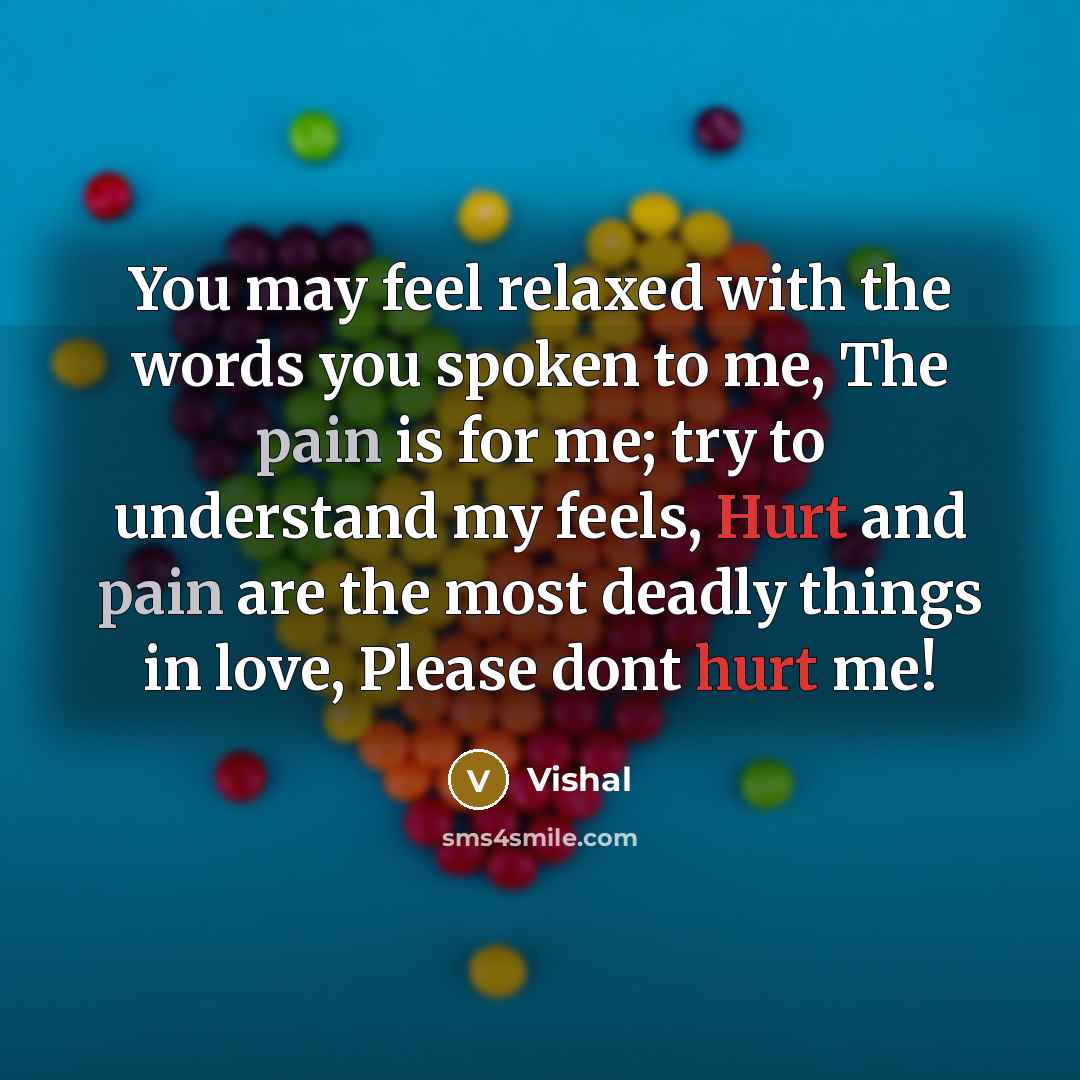 “You may feel relaxed with the words you spoken to…” quote by Vishal