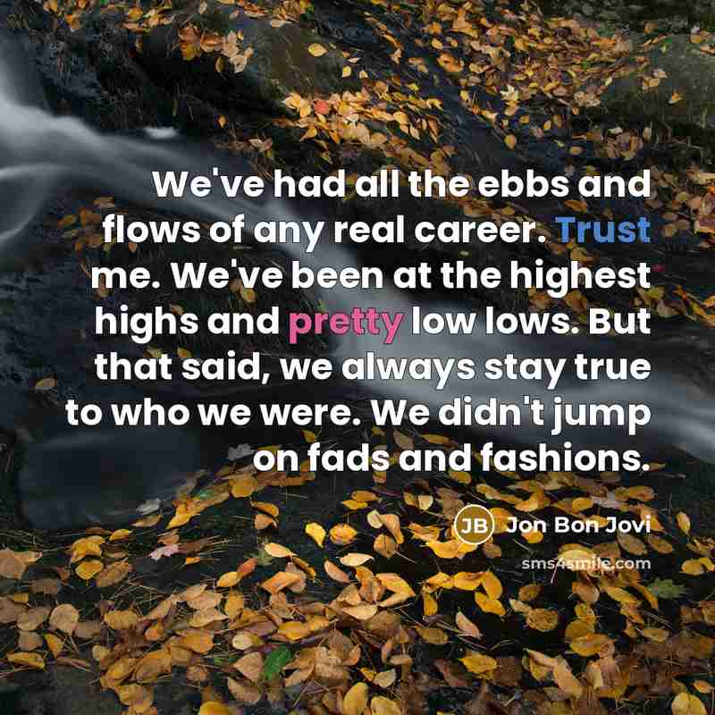 “We've had all the ebbs and flows of any real…” quote by Jon Bon Jovi