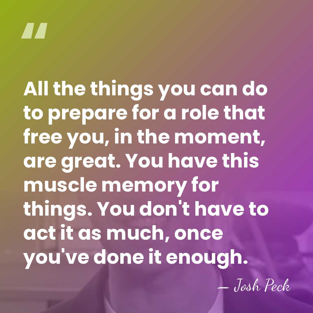 All the things you can do to prepare for a role that&hellip; - Josh Peck