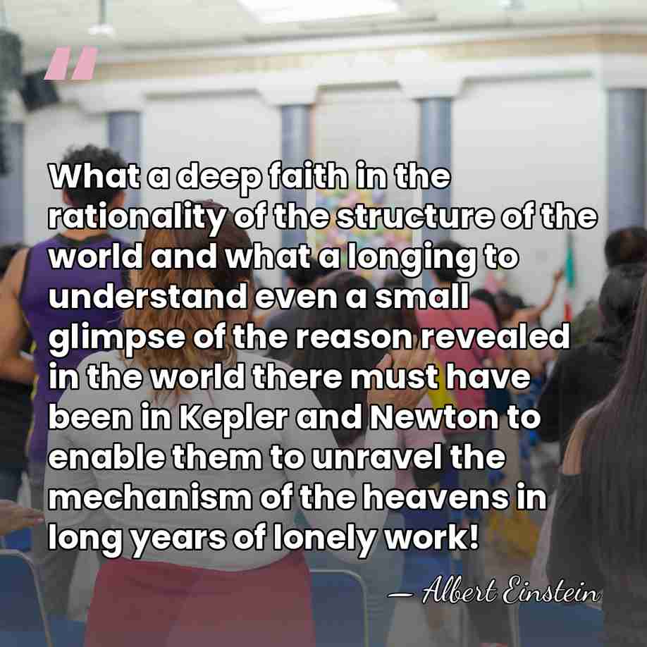 What a deep faith in the rationality of the structure of the&hellip; - Albert Einstein