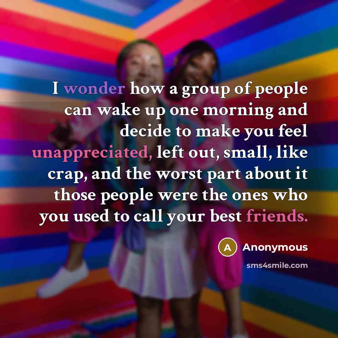 “I wonder how a group of people can wake up…” quote by Anonymous
