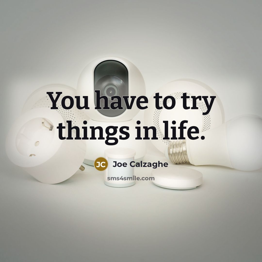 “You have to try things in life.…” quote by Joe Calzaghe
