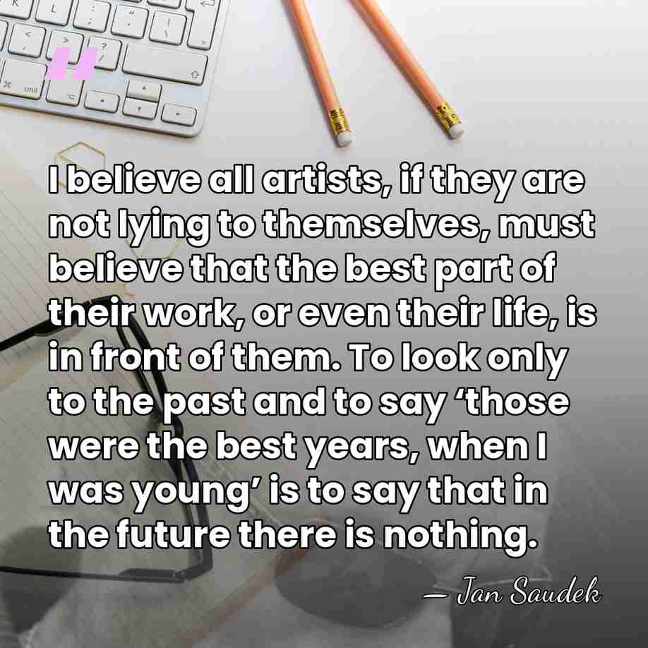 I believe all artists, if they are not lying to themselves, must&hellip; - Jan Saudek