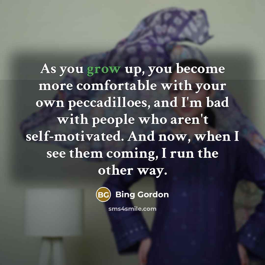 “As you grow up, you become more comfortable with your…” quote by Bing Gordon