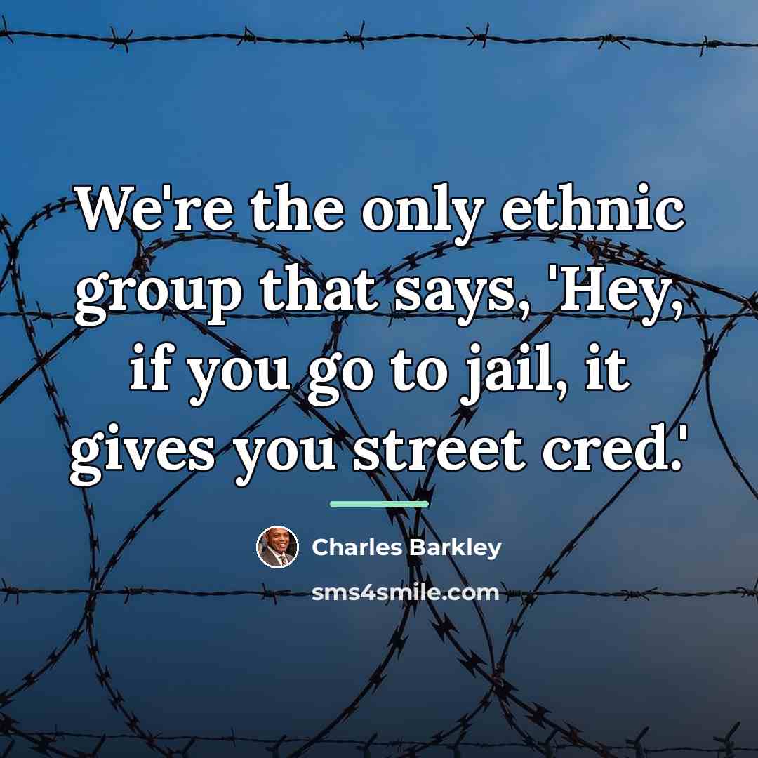 “We're the only ethnic group that says, 'Hey, if you…” quote by Charles Barkley