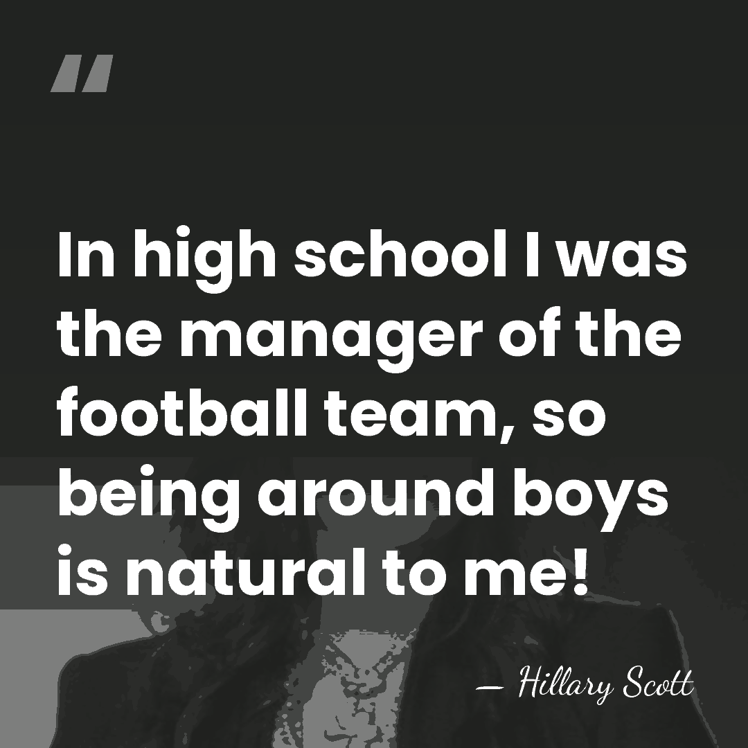 In high school I was the manager of the football team, so&hellip; - Hillary Scott