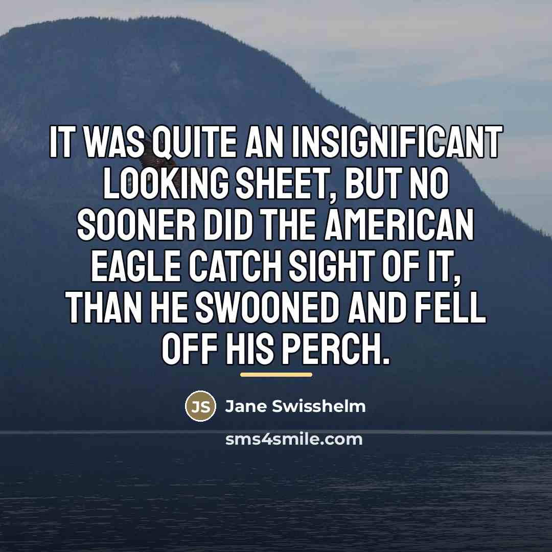 “It was quite an insignificant looking sheet, but no sooner…” quote by Jane Swisshelm