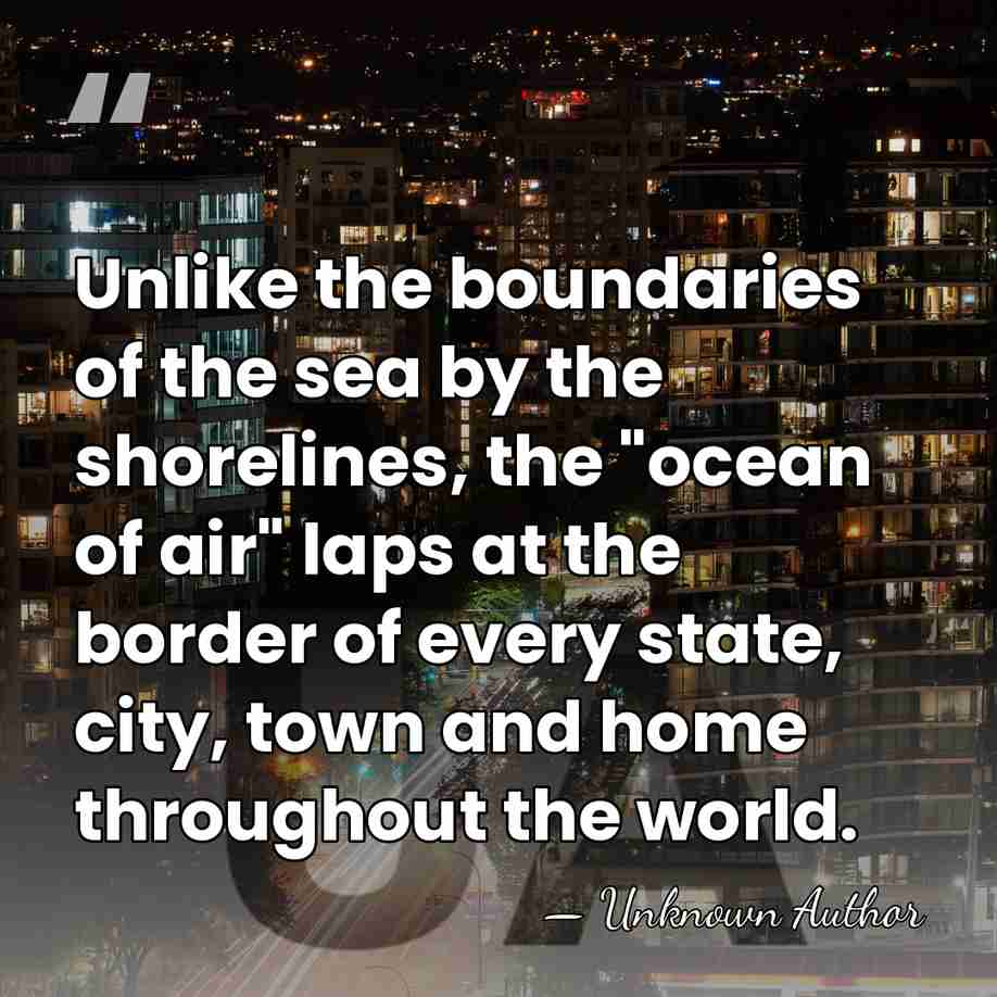 Unlike the boundaries of the sea by the shorelines, the "ocean of&hellip; - L. Welch Pogue