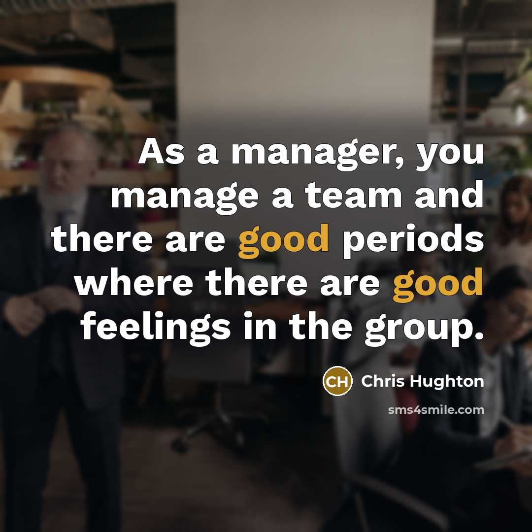 “As a manager, you manage a team and there are…” quote by Chris Hughton