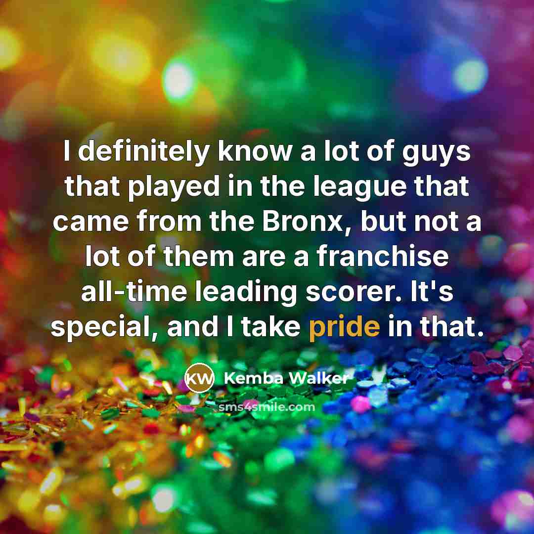 “I definitely know a lot of guys that played in…” quote by Kemba Walker