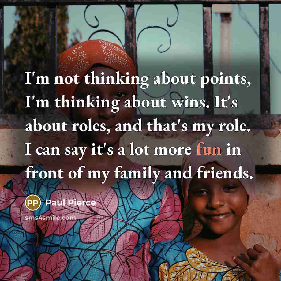 “I'm not thinking about points, I'm thinking about wins. It's…” quote by Paul Pierce